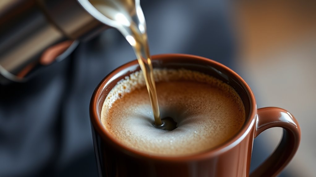 gentle pouring enhances bloom