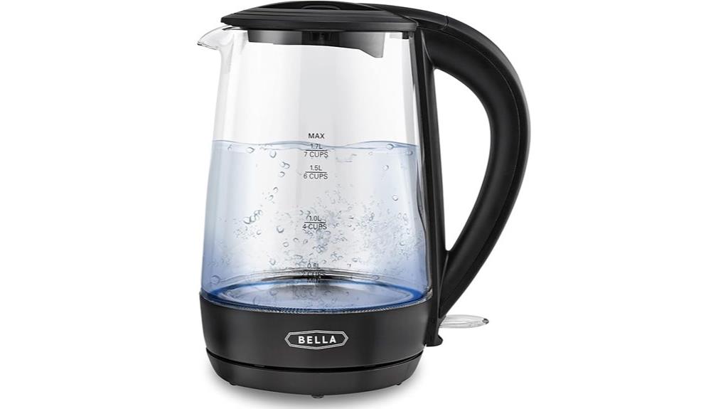 glass 1 7l electric kettle