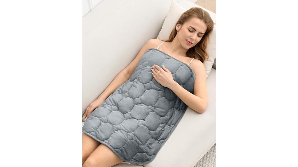 grey 7lb lap blanket