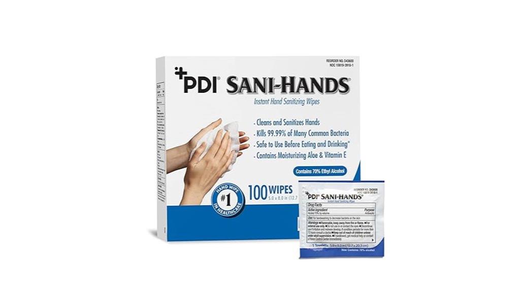 hand sanitizer wipes pack