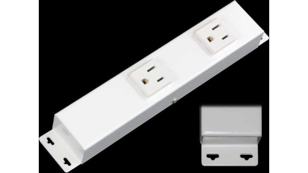 hardwired 8 inch power strip