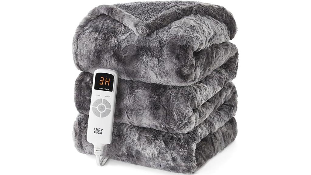 heated blanket with safety