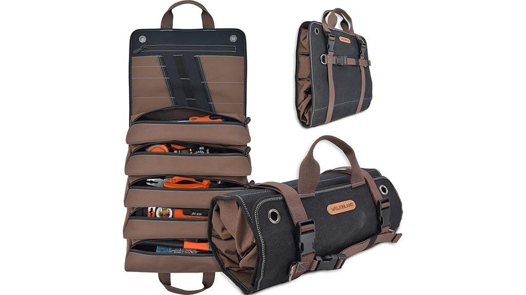 heavy duty canvas tool organizer