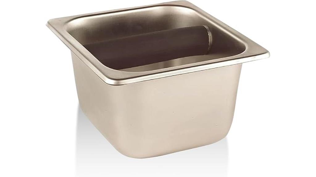 heavy duty stainless steel knock box