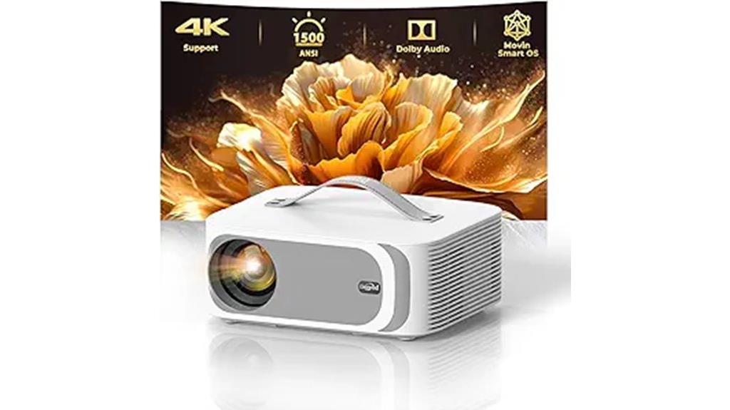 high resolution outdoor projector