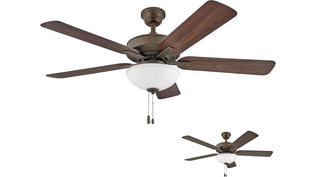 hinkley 52 inch led fan