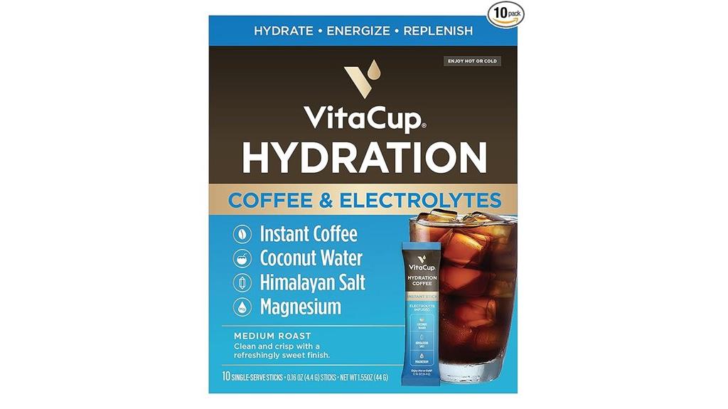 hydrating coffee packet pack