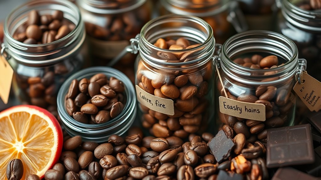 identify fruity nutty chocolate