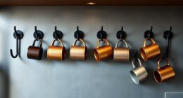 industrial style mug hooks