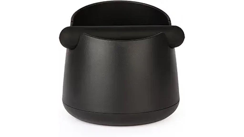 large capacity espresso knock box