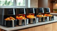 large family air fryers