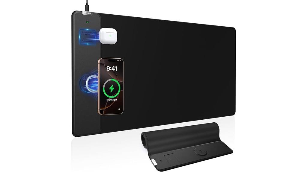 large magnetic wireless mouse pad