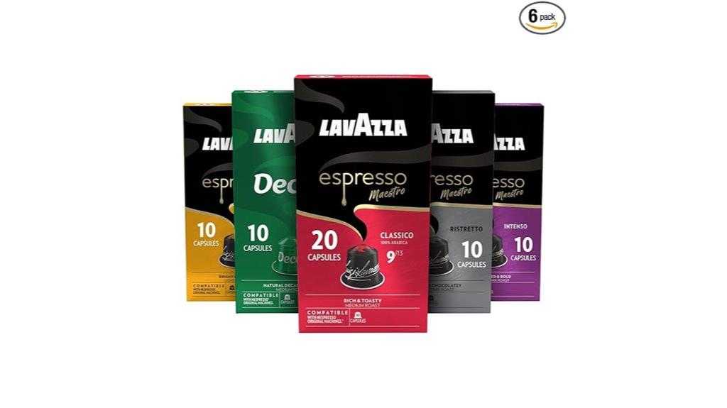 lavazza nespresso capsule pack