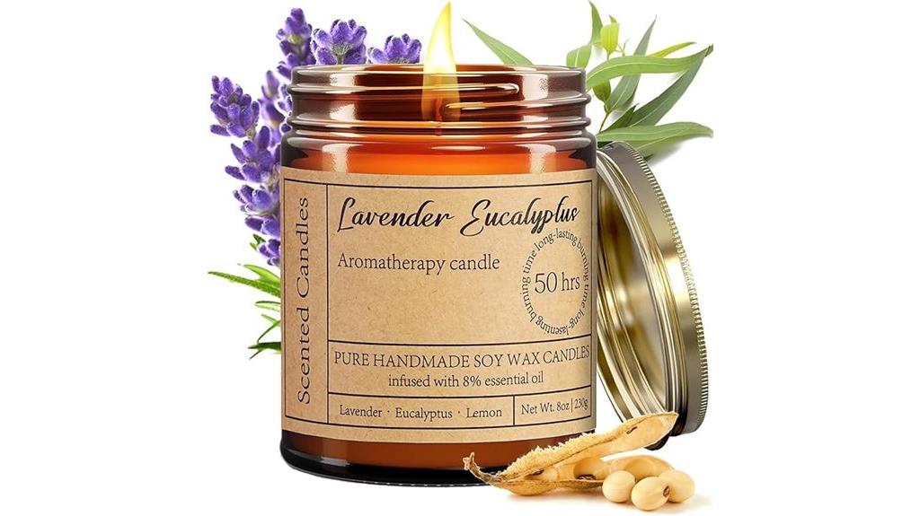 lavender eucalyptus candle