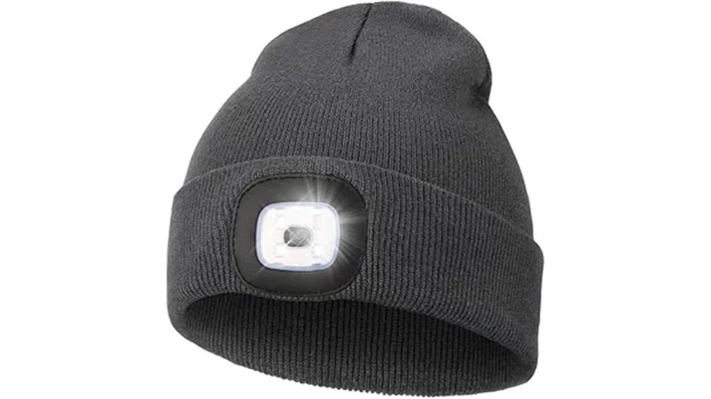 led beanie with light