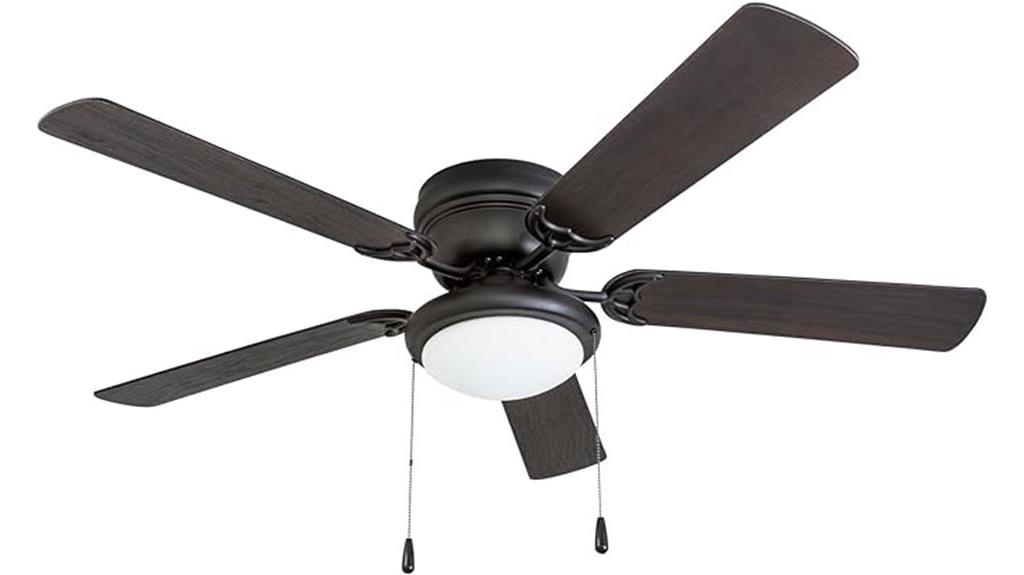 matte black ceiling fan