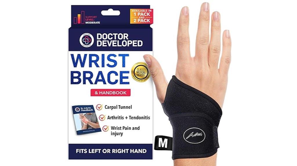 medical wrist brace package