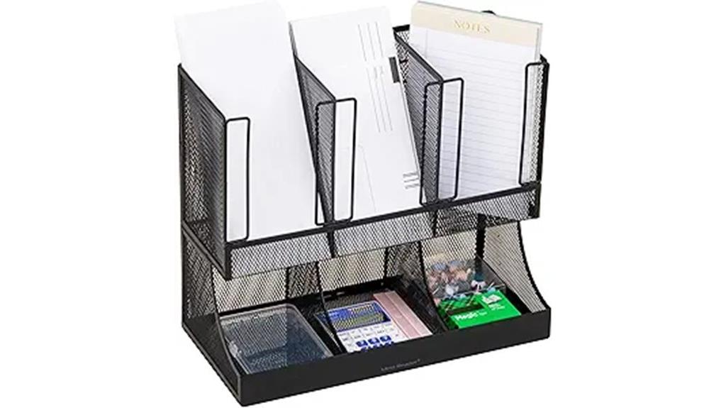 metal mesh countertop organizer