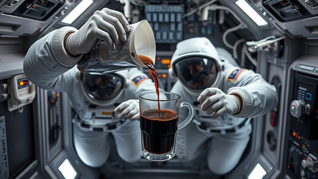 microgravity liquid management techniques