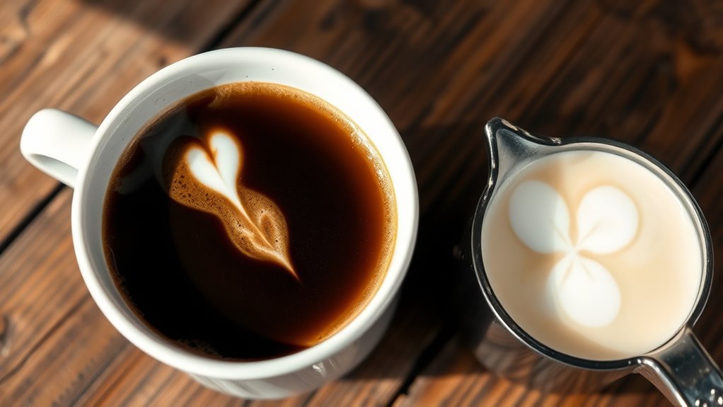 milk frothing and topping