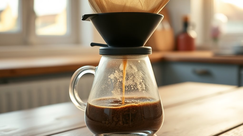 mindful coffee brewing practice