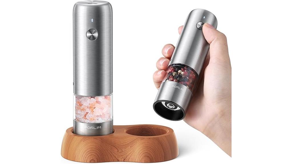 mini electric salt pepper grinders