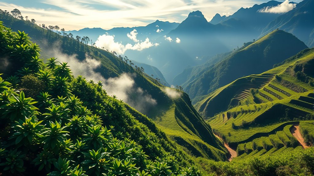 mountain climate enhances coffee quality