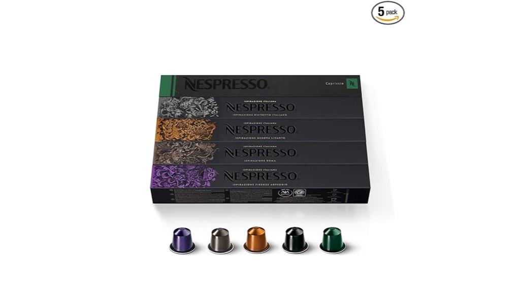 nespresso variety coffee pods