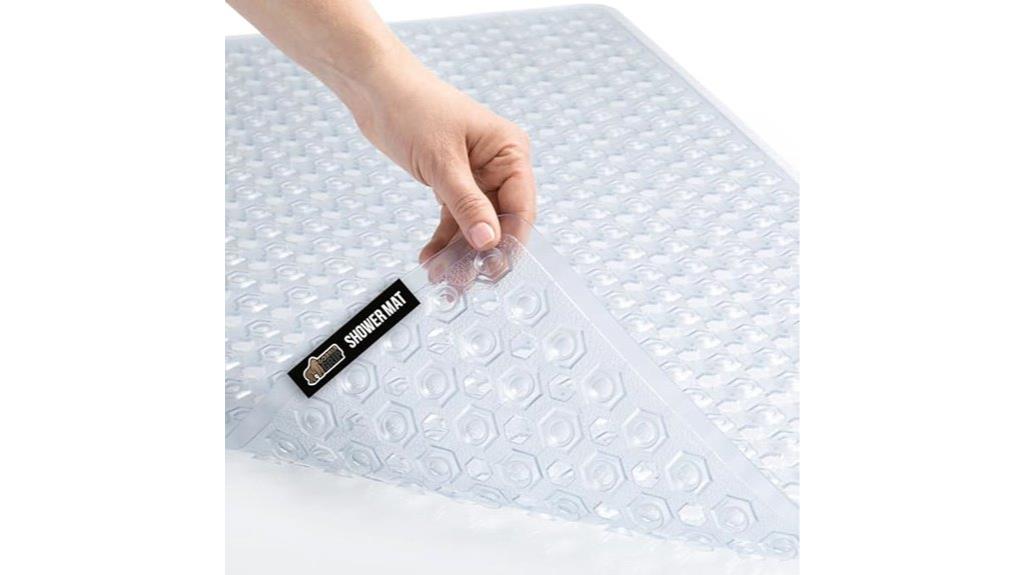 non slip bathroom safety mat