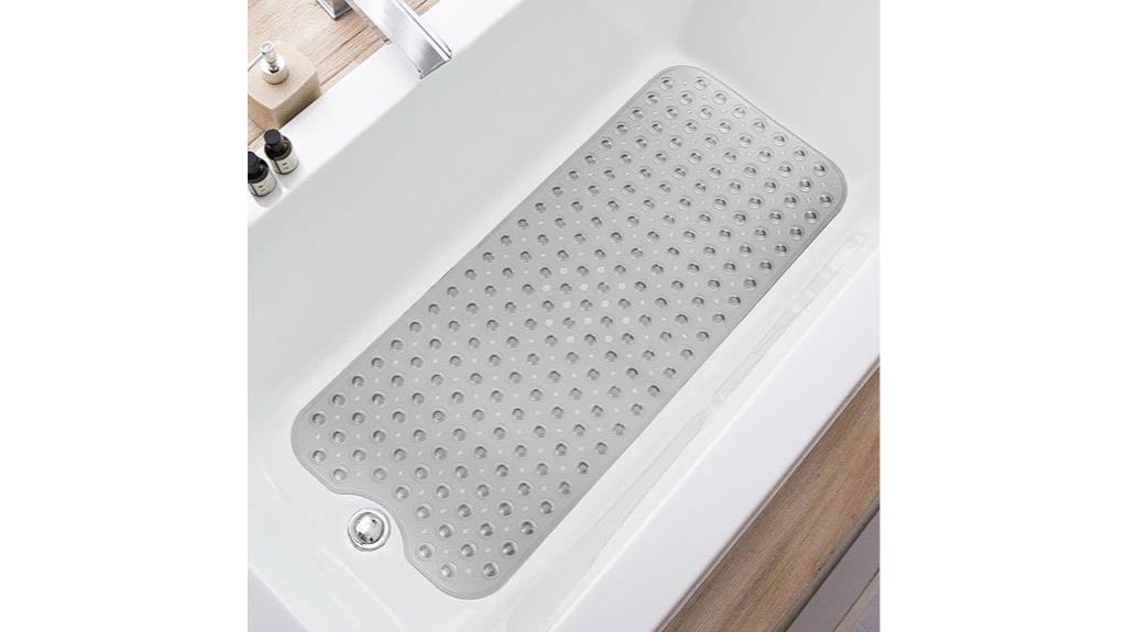 non slip bathtub mat with drain