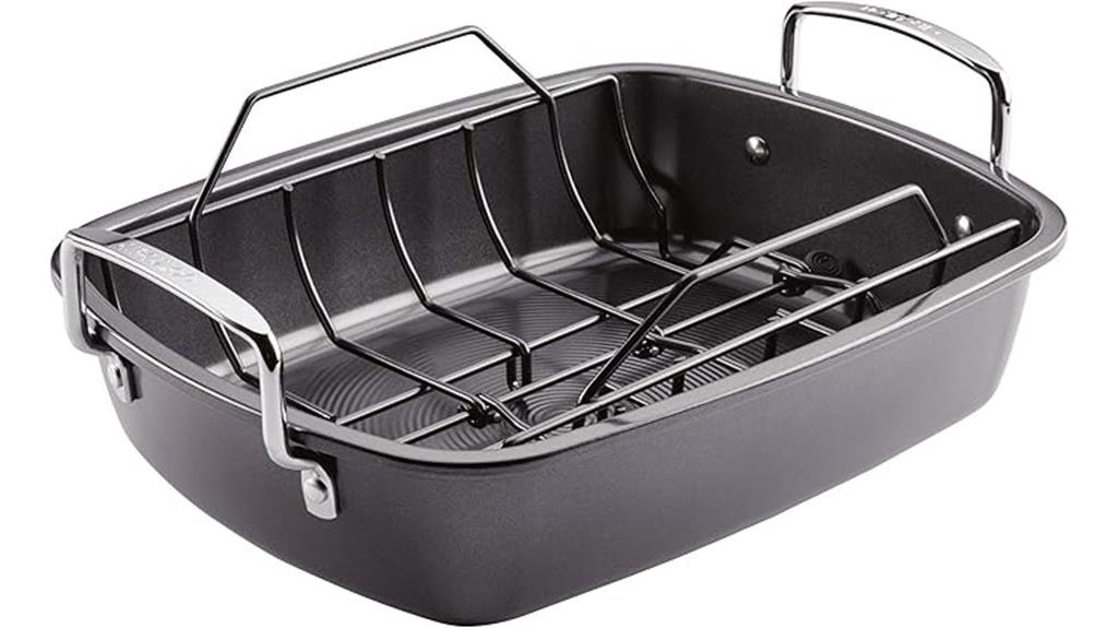 nonstick roaster with rack