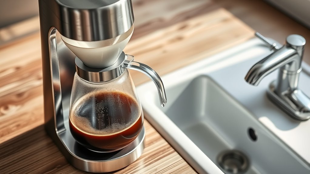 optimize coffee water usage