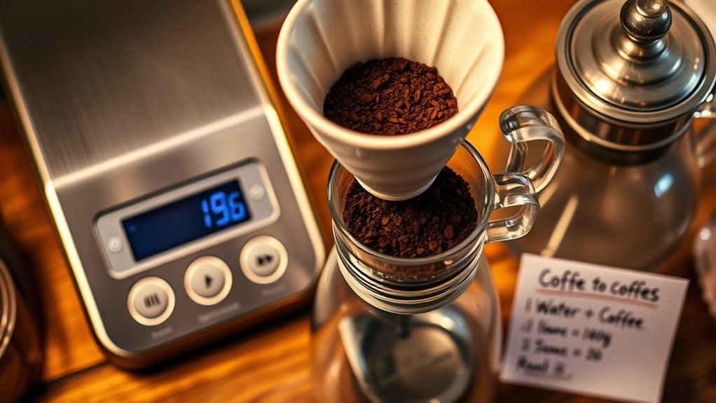 optimizing coffee water ratios