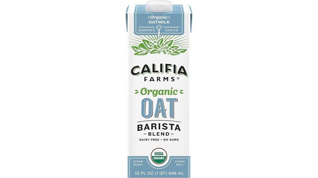 organic oat milk 32 oz