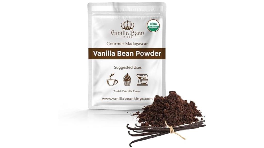 organic vanilla bean powder