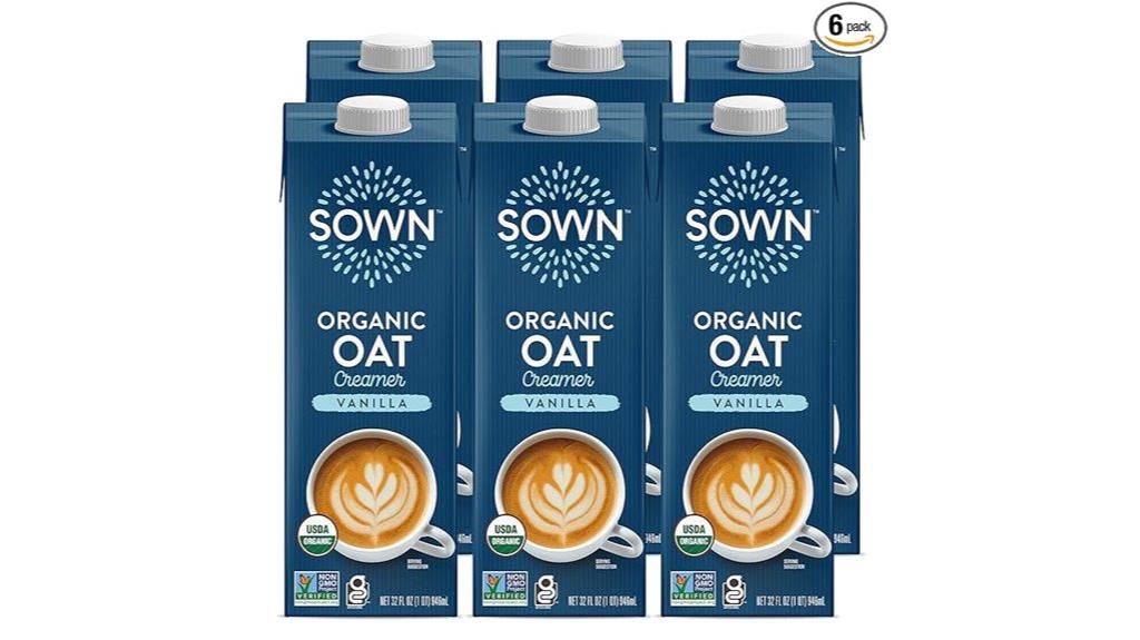 organic vanilla oat creamer