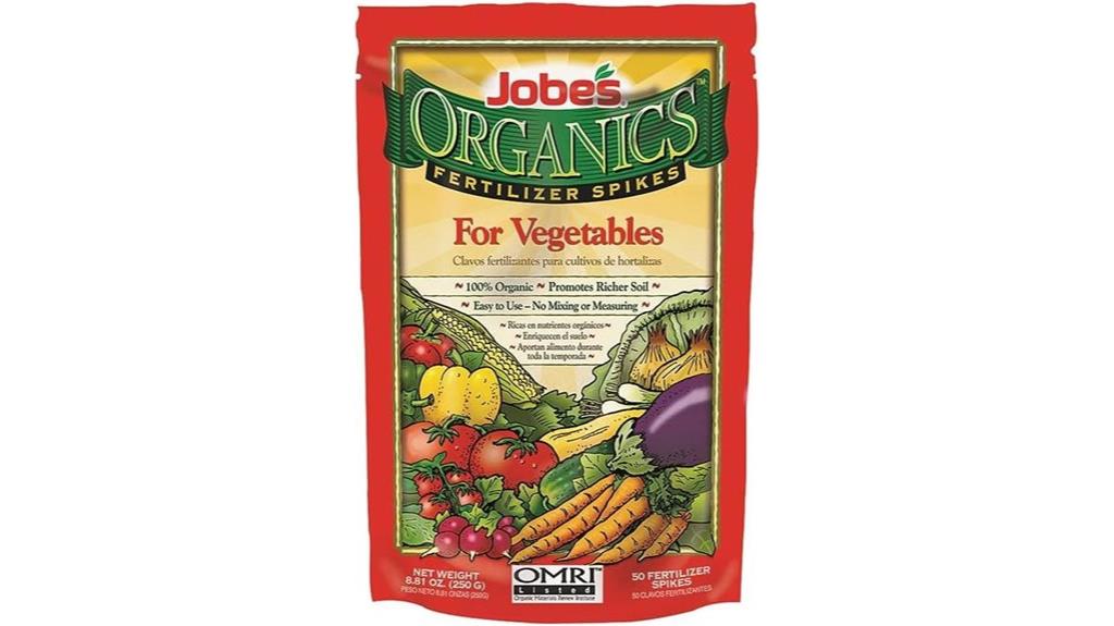 organic vegetable fertilizer spikes
