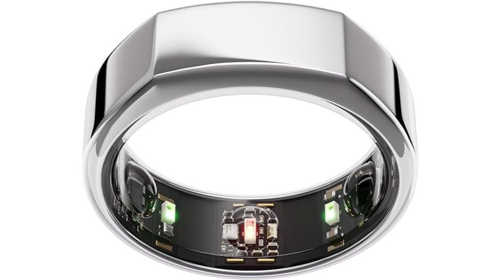 oura ring heritage silver