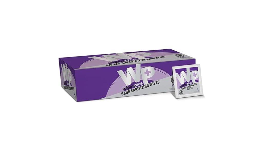 portable 100 wipes sachets