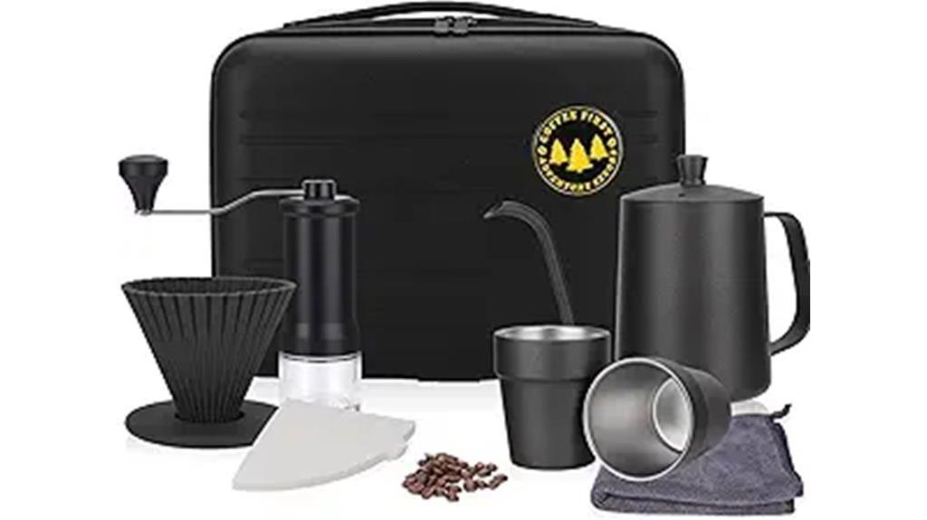 portable camping coffee kit