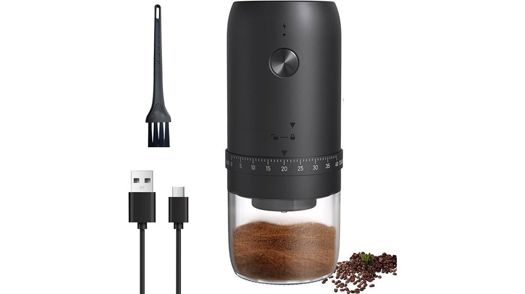 portable coffee grinder settings