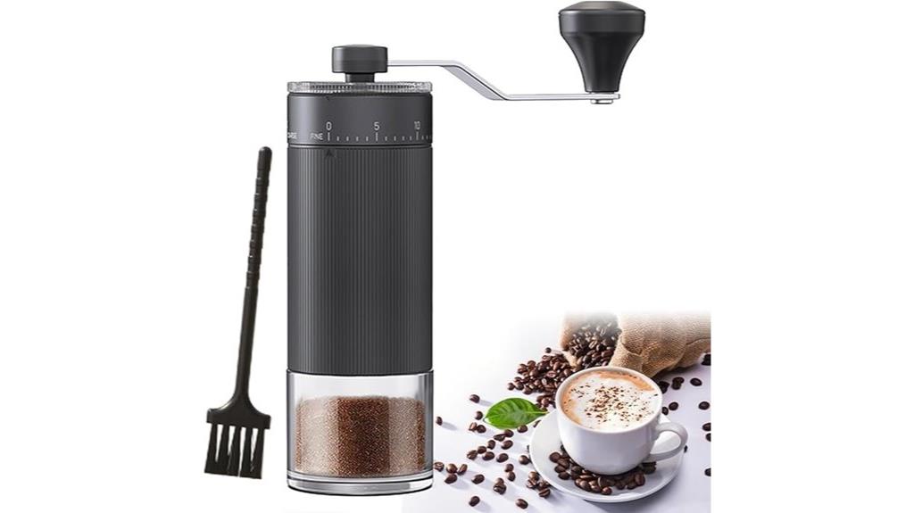 portable coffee grinder settings