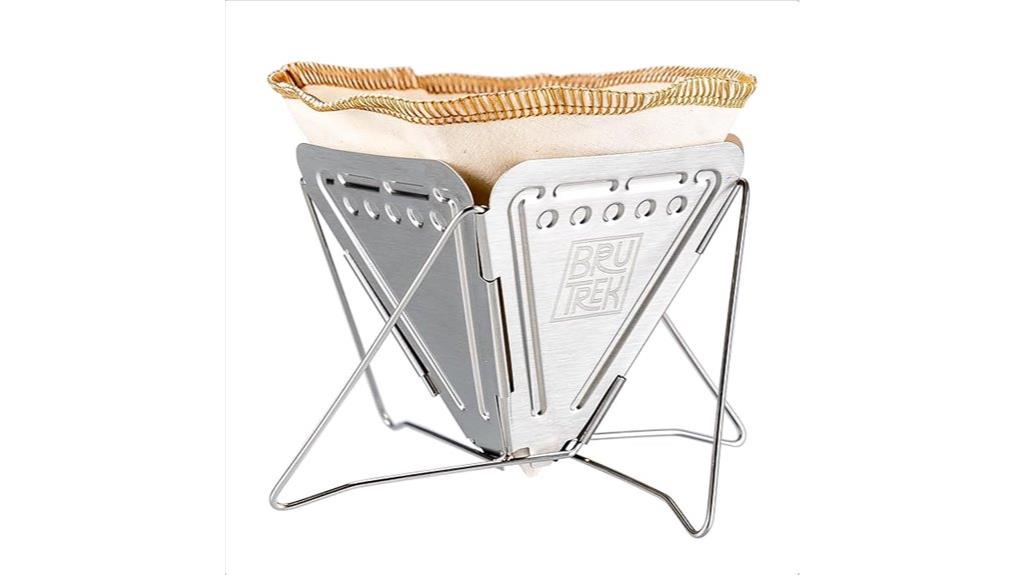 portable collapsible coffee brewer