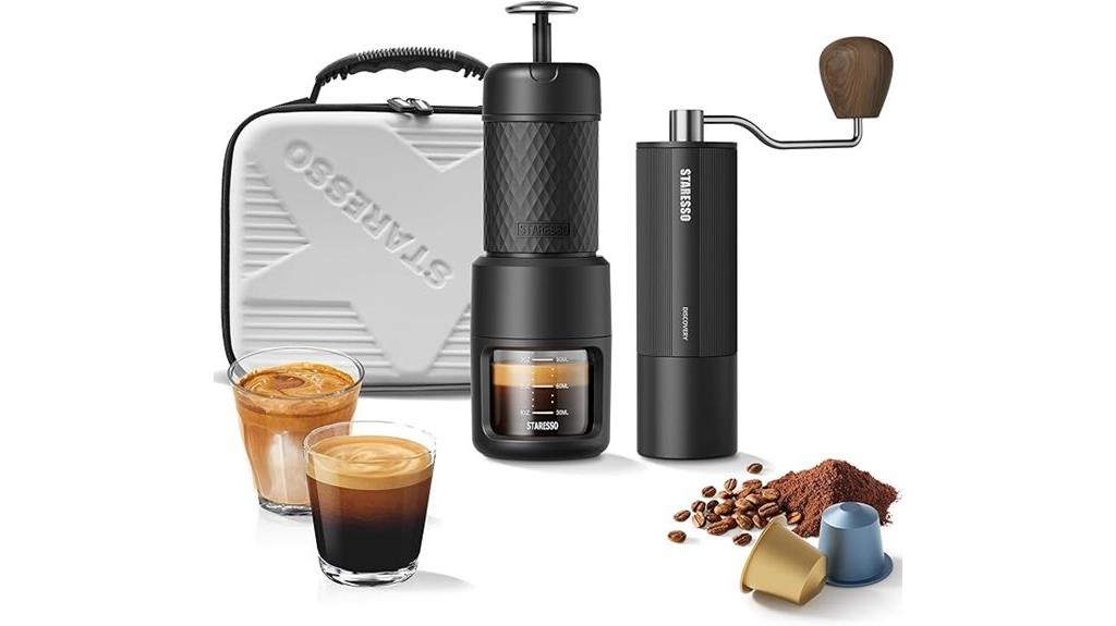 portable espresso coffee set