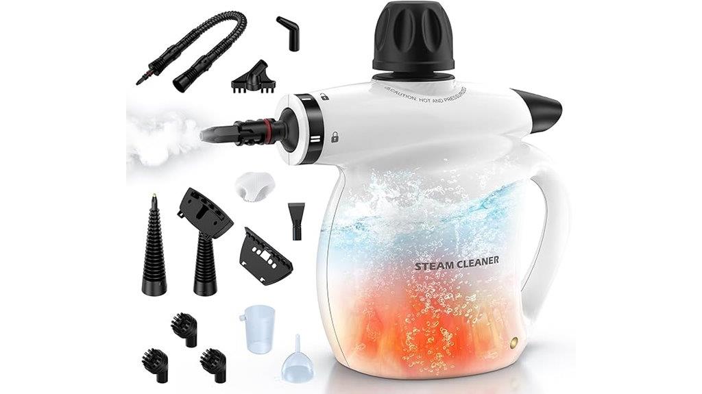 portable steam cleaner kit