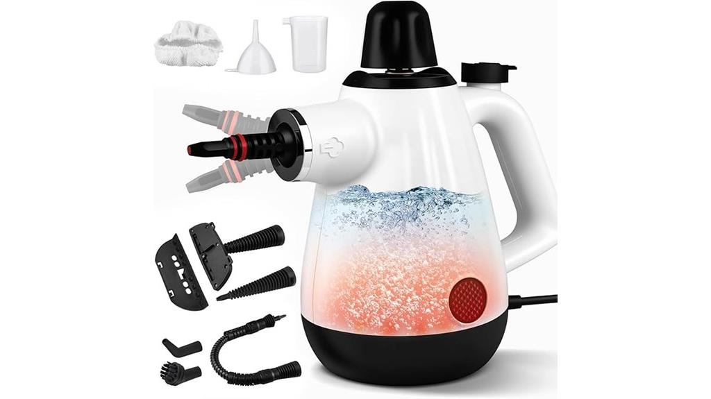 portable steam cleaning kit