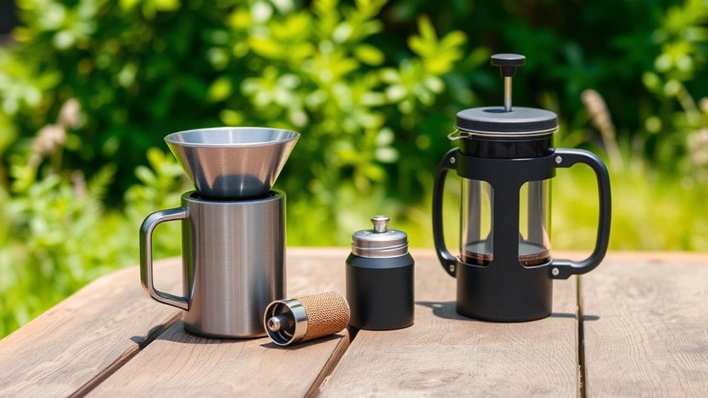 portable travel coffee brewing