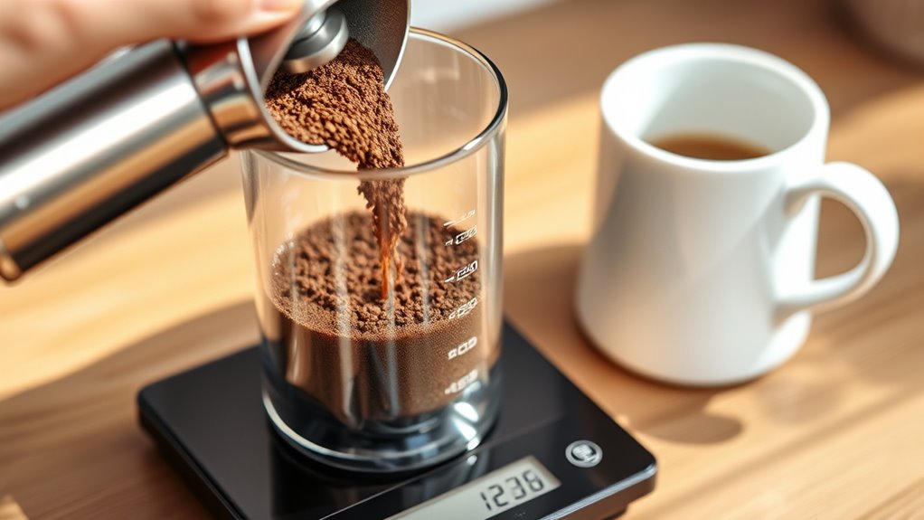 precise coffee measurement and grinding