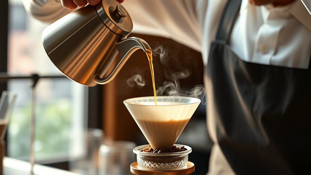 precise pour over coffee craftsmanship