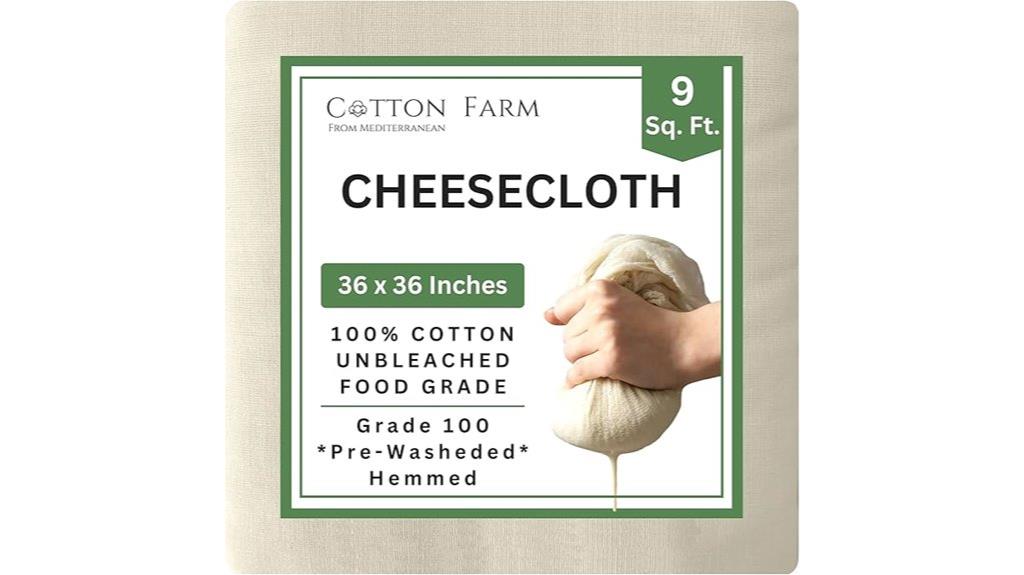 premium grade 100 cheese cloth